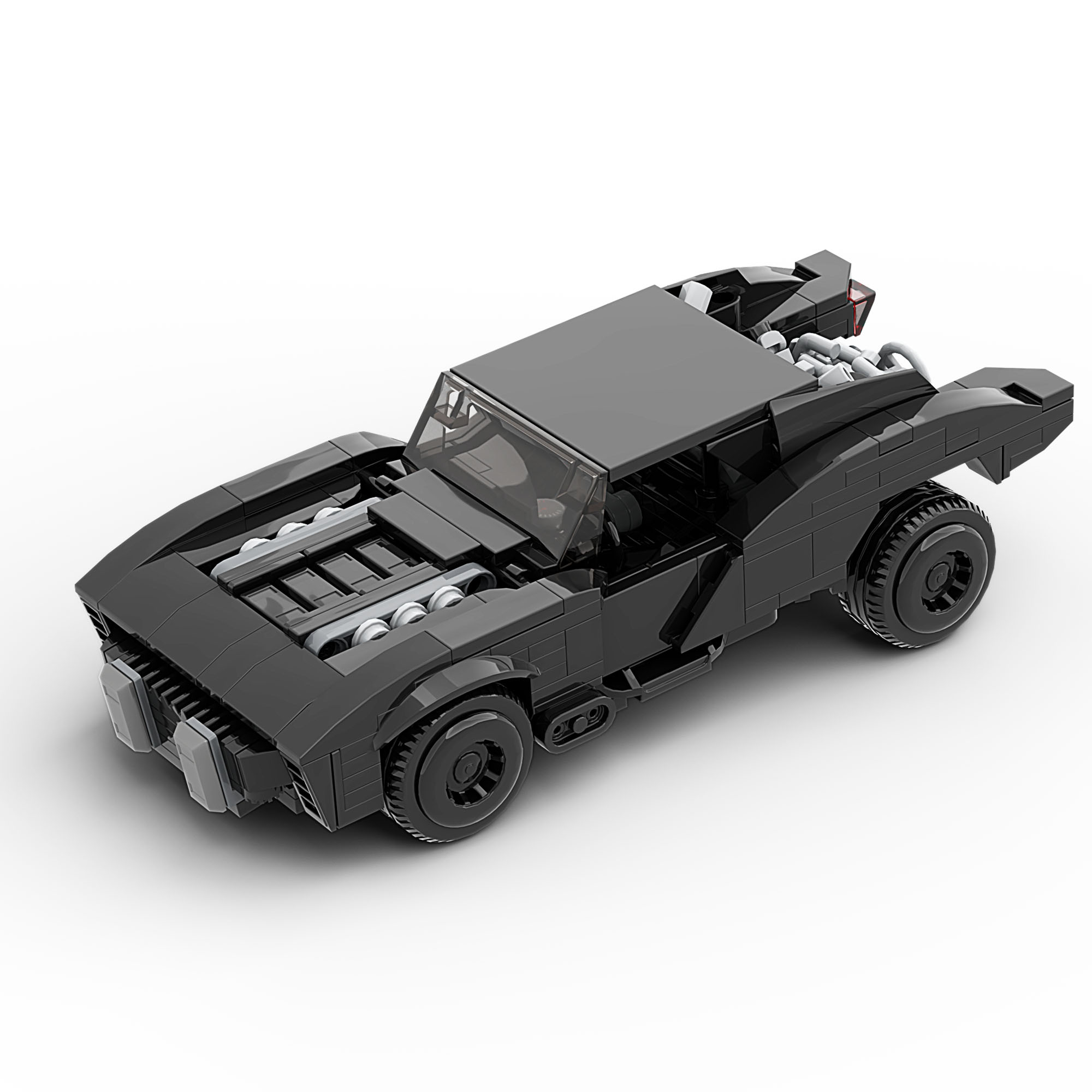 The Batman Batmobile - Jerry Builds Bricks
